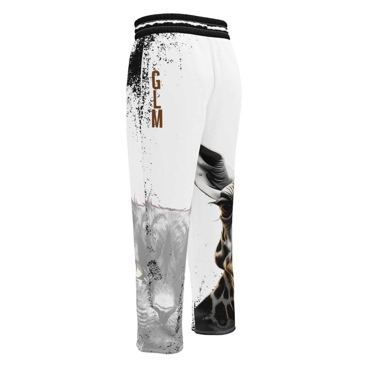 GLM - Giraffe Lives Matter Wide-Leg Joggers: Stand Tall for the Tallest Cause in the Underworld!