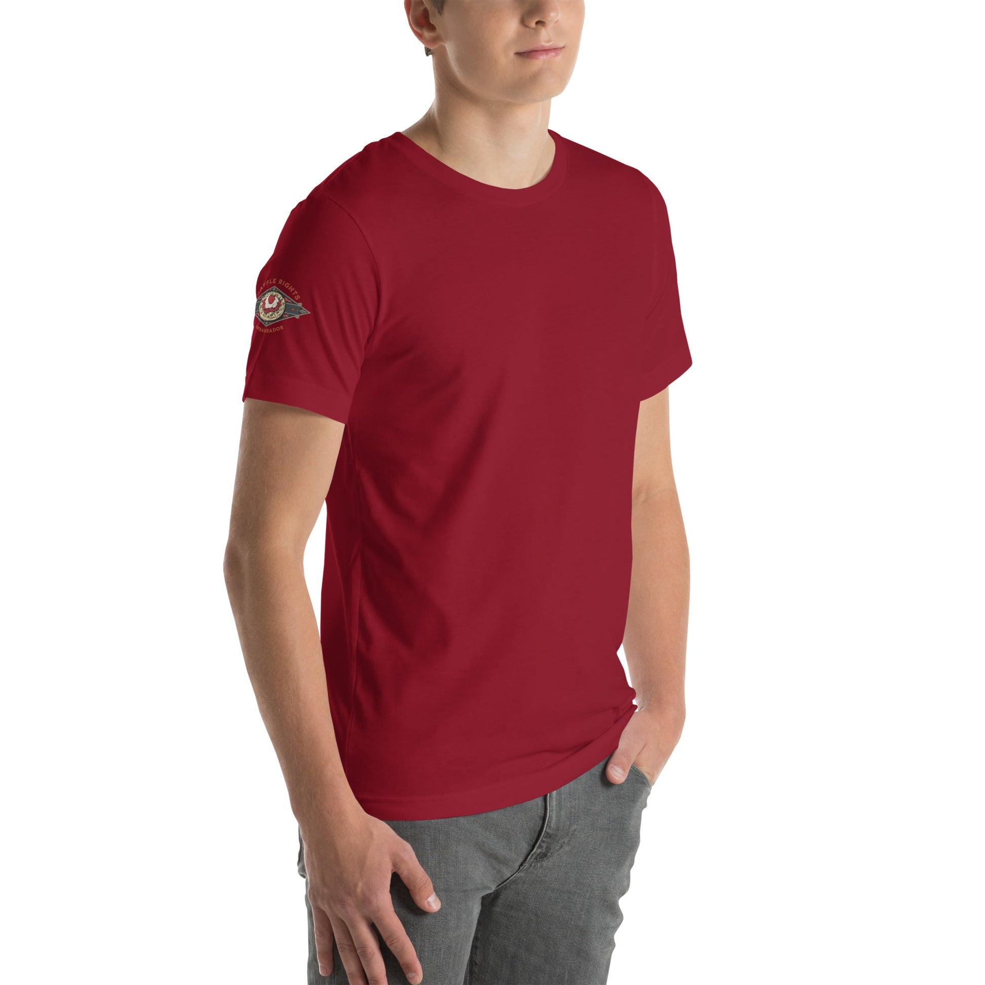 Join the fight for waffle rights with this Waffle Rights Ambassador T-Shirt